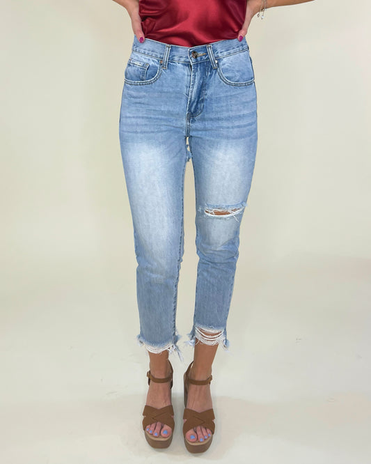 Errand Day High Waisted Tapered Jeans