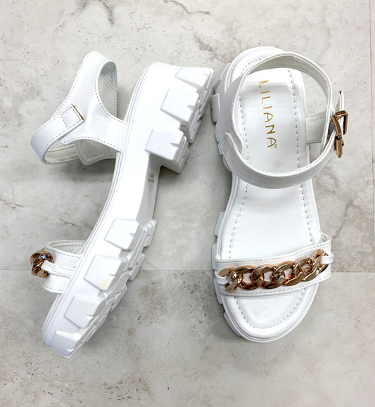 Yours Truly Chunky Platform Sandals